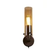 Aplica de perete Searchlight SWEDEN metal, sticla, maro, chihlimbar,E27 - 88920-1MO