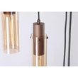 Pendul Searchlight SWEDEN metal, sticla, maro, chihlimbar,E27 - 88920-8MO
