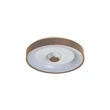 Plafoniera Searchlight Polka metal, plastic, maro, alb, LED, 30W, 3804lm, 3000K - 89735-38LT
