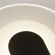 Aplica de perete Searchlight Target metal, acril, negru, opal, LED, 7W, 870lm, 3000K - 95410BK