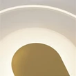 Aplica de perete Searchlight Target metal, acril, auriu, opal, LED, 7W, 870lm, 3000K - 95410GO