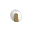 Aplica de perete Searchlight Target metal, acril, auriu, opal, LED, 7W, 870lm, 3000K - 95410GO