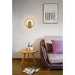 Aplica de perete Searchlight Target metal, acril, auriu, opal, LED, 7W, 870lm, 3000K - 95410GO