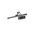 Aplica de perete Searchlight Herron metal, negru, LED, 3W, 74lm, 3000K-4000K-6500K - 96510-45BK