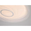 Plafoniera Searchlight Aura metal, acril, alb, LED, 22W, 2116lm, 3000K - 97010-39WH