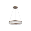 Pendul Searchlight Madeleine metal, cristal, maro, transparent, LED, 25W, 3027lm, 3000K - 98700-50LT