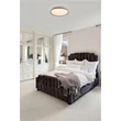 Plafoniera Searchlight Galactic metal, plastic, auriu, alb, LED, 24W, 3060lm, 3000K - 98900-40WH