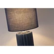 Veioza Searchlight GROOVE ceramic, textil, albastru, E14 - EU22353AZ