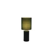 Veioza Searchlight GROOVE ceramic, textil, verde, E14 - EU22353GR