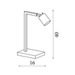 Veioza Searchlight Office metal, maro, GU10, 10W - EU24108LT