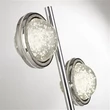Veioza Searchlight Quartz metal, sticla, crom, transparent, LED, 10W, 576lm, 4000K - EU28701-2CC