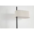 Veioza Searchlight Hessian metal, textil, negru, alb, E27, 60W - EU30501BK