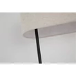 Lampadar Searchlight Hessian metal, textil, negru, alb, E27, 60W - EU30502BK