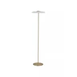 Lampadar Searchlight Record metal, sticla, auriu, alb, LED, 13W, 1404lm, 3000K - EU33121PB