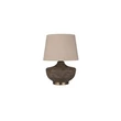 Veioza Searchlight Avaya ceramic, textil, maro, bej, E27, 60W - EU44210AB