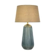 Veioza Searchlight CAMEO metal, sticla, textil, albastru, natur, E27 - EU44652AZ
