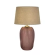 Veioza Searchlight AMETHYST metal, sticla, textil, pink, natur, E27 - EU44652PI