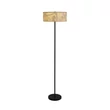 Lampadar Searchlight ISLA metal, hartie, negru, E27 - EU47812NA