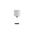 Veioza Searchlight Chelsea metal, textil, maro, alb, E27, 60W - EU50501LT