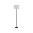 Lampadar Searchlight Chelsea metal, textil, maro, alb, E27, 60W - EU50502LT