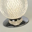 Veioza Searchlight Allure metal, acril, crom, transparent, G9, 5W - EU51482CC