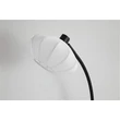 Veioza Searchlight Radiant metal, textil, negru, alb, E14, 40W - EU52852BK