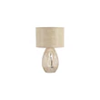 Veioza Searchlight Diane sticla, rattan, sampanie, maro, E27, 40W - EU54636CP