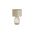 Veioza Searchlight Diane sticla, rattan, sampanie, maro, E27, 40W - EU54636CP