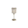 Veioza Searchlight Swizzle metal, sticla, auriu, sampanie, E14, 60W - EU55622CP