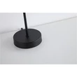 Veioza Searchlight Swizzle metal, sticla, negru, fumuriu, E14, 60W - EU55622SM