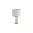 Veioza Searchlight Swizzle metal, sticla, textil, auriu, sampanie, alb, E27, 40W - EU55623CP
