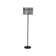 Lampadar Searchlight Swizzle metal, sticla, negru, fumuriu, E27, 60W - EU55626SM