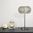 Veioza Searchlight Marylin metal, cristal, crom, transparent, G9, 33W - EU5817CC