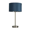 Veioza Searchlight FINN metal, catifea, nichel, teal, E27 - EU58911TE