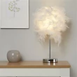 Veioza Searchlight Hattie metal, penita, crom, alb, E14, 60W - EU60392CC