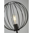 Lampadar Searchlight RONDO metal, negru, E27 - EU60832BK