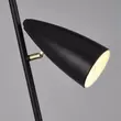 Lampadar Searchlight STYLUS metal, negru, auriu, E14 - EU60971BK