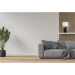 Veioza Searchlight PERTH rasina, textil, negru, alb, E27 - EU61650BK