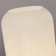 Veioza Searchlight Pearl metal, sticla, alama, alb, E27, 60W - EU61972SB