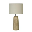 Veioza Searchlight Agra piatra, textil, maro, bej, E27, 60W - EU62019