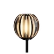 Veioza Searchlight Blossom metal, acril, negru, fumuriu, G9, 33W - EU6533-1BK