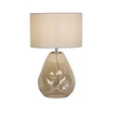 Veioza Searchlight DEVON metal, sticla, textil, sampanie, crem, E27 - EU65420CP