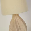 Veioza Searchlight TWIST ceramic, textil, crem, E14 - EU74210CR