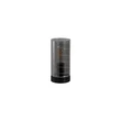 Veioza Searchlight Broughton metal, sticla, negru, fumuriu, E27, 60W - EU82329SM