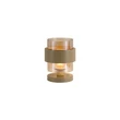 Veioza Searchlight Royal metal, sticla, nisip, chihlimbar, E27, 60W - EU82437-1SA