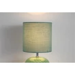Veioza Searchlight Fete sticla, textil, verde, E27, 60W - EU85474GR