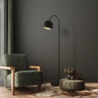 Lampadar Searchlight CALUMN metal, negru, E27 - EU88011BK