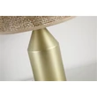 Veioza Searchlight Pheobe metal, rattan, auriu, maro, E27, 40W - EU89745GO