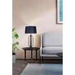 Veioza Searchlight Chic metal, textil, negru, mov, E27, 60W - EU91101AZ