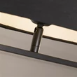 Veioza Searchlight Sleek metal, textil, bronz, negru, E27, 60W - EU92101BK